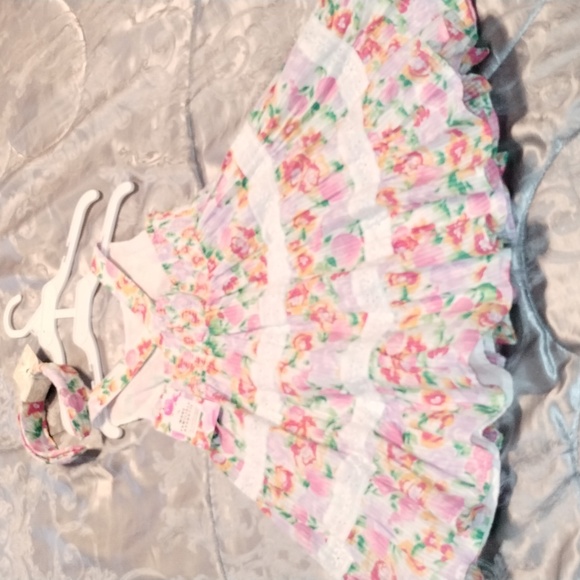 Tommy Bahama Girls Flower Sundress w/Headband - PNK/PUR/WH (Sz 4T) - New w/Tags! - Picture 4 of 10